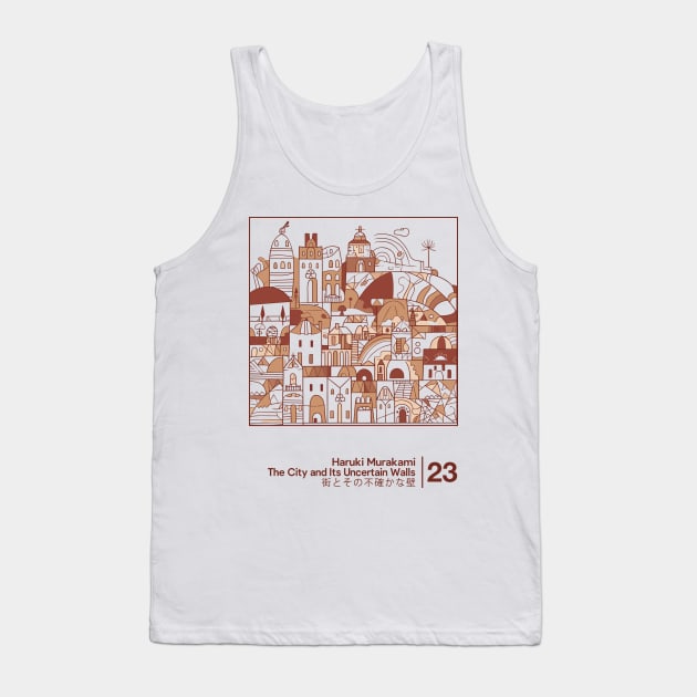 The City and Its Uncertain Walls - Minimalist Artwork Design Tank Top by saudade